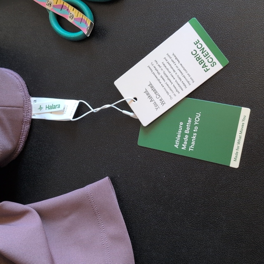 Halara Women's Mauve/Purple Waffle Pants - Picture 3 of 5